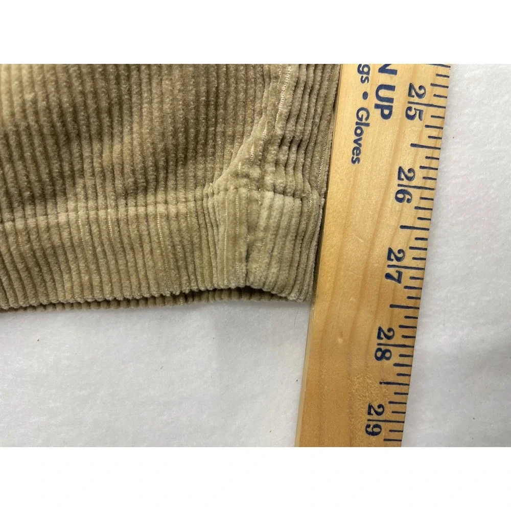 VTG Polo Ralph Lauren Corduroy Pleated Pants Tan Khaki Mens Size 38 x 30 Y2K‎